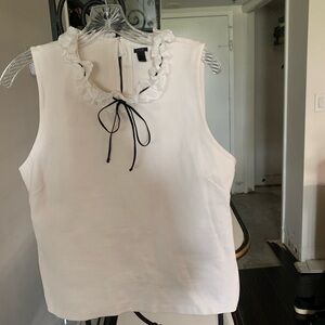 J CREW white sleeveless top